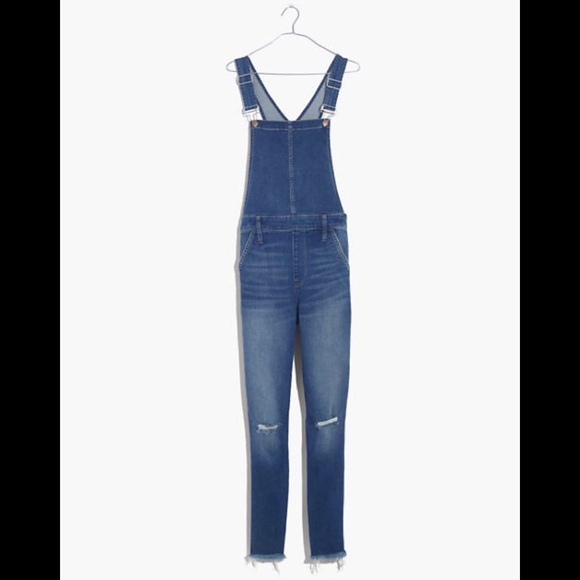 NWT Madewell Skinny Leggings Denim Overalls - Picture 4 of 5